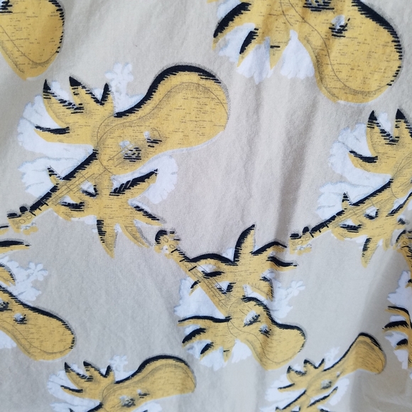 Pacific Scene Hawaiian Shirt Ukeleles Palm Trees - Picture 5 of 6